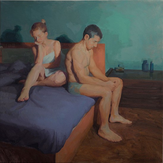 Meidi Karampour, The Blue Silence
2022, oil on canvas