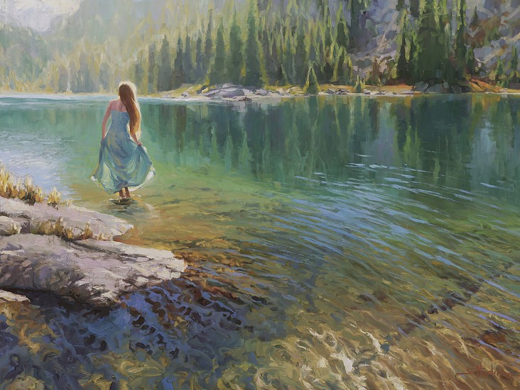 Steve Henderson, Walking on Water
2023, oil on gallery wrapped canvas