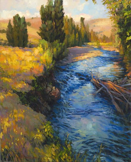 Steve Henderson, Where the River Bends
2023, oil on canvas