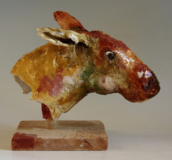 Cary Weigand, Horse Head
2013, porcelain