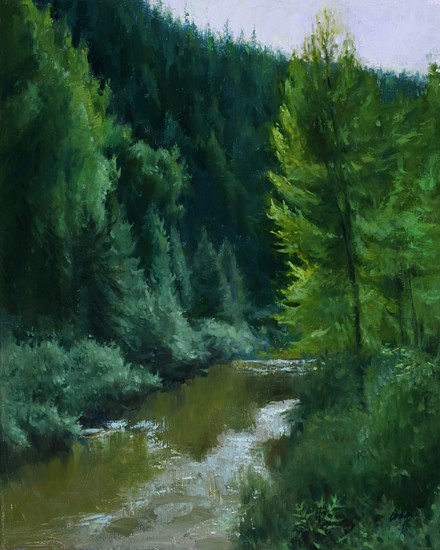 Wilson Ong, Canyon Light
2024, oil on canvas
