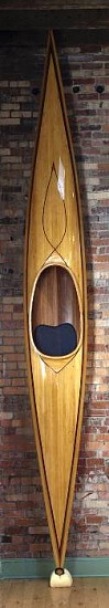 Mark Vore, Cedar Strip Kayak -4
2013, red & yellow cedar, basswood, walnut, fiberglass