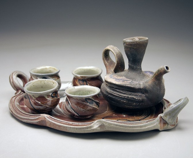 Josh DeWeese, Liquor Set
2014, wood soda stoneware