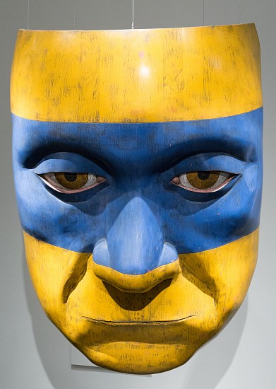 Michael de Forest, The Mask
2014, sugar pine, milk paint