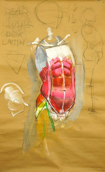 Peter Cox, Abdominal
2017, Pastel and charcoal on paper