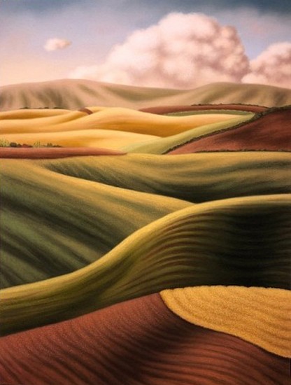 Doug Martindale, Shades Over the Palouse
2020, chalk pastel on archival paper