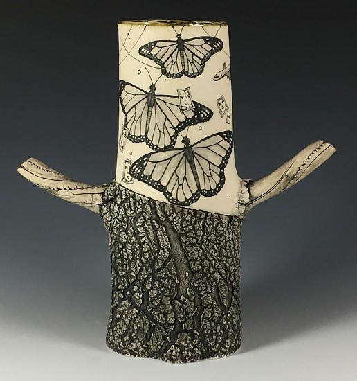 Dennis Meiners, Monarchs Stick Vase
2019, stoneware