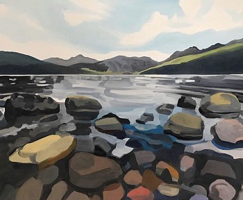 mile 0003 rocks in the water