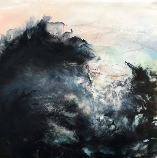 Mary Christen, The Big Wave
2020, encaustic