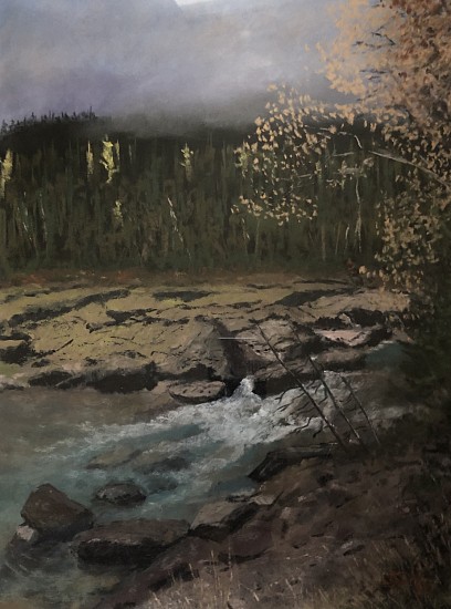 Kevin Jester, Kootenai Falls
2020, pastel on sanded paper