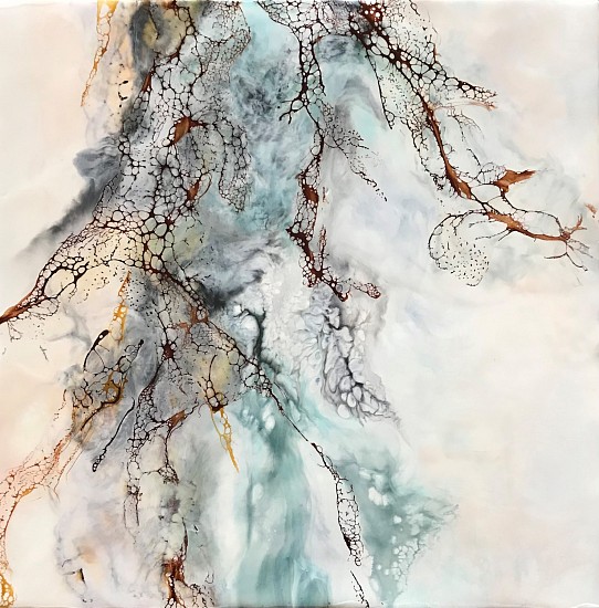 Mary Christen, Putting Down Roots
2020, Encaustic + shellac