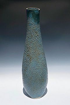 Valerie Seaberg, Blue Moon Vase I
2021, hand built stoneware cone 6 glaze