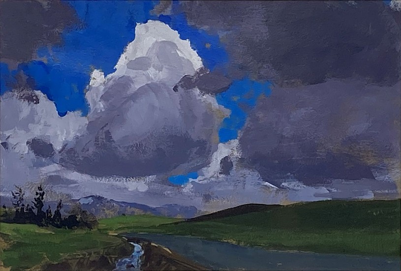 Aaron Johnson, Break in the Clouds
2021, gouache