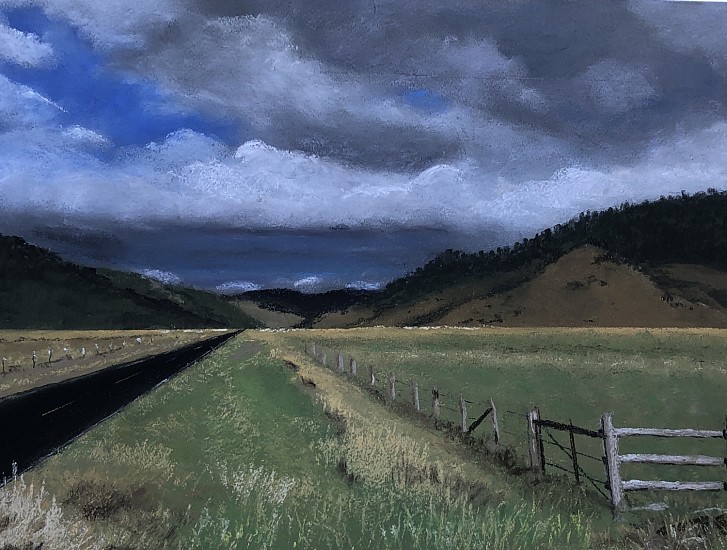 Kevin Jester, Montana Backroad
2020, pastel on sanded paper