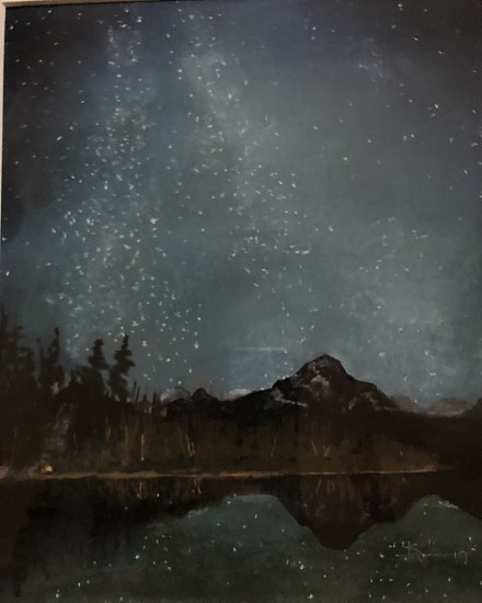 Kevin Jester, Back Country Night Sky
2019, pastel on sanded paper