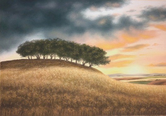 Doug Martindale, Solitary Grove
chalk pastel on archival paper