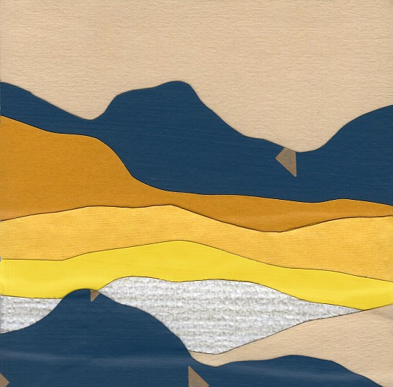 Lorelle Rau, Mountain Mini Series #198
2021, cut paper on panel