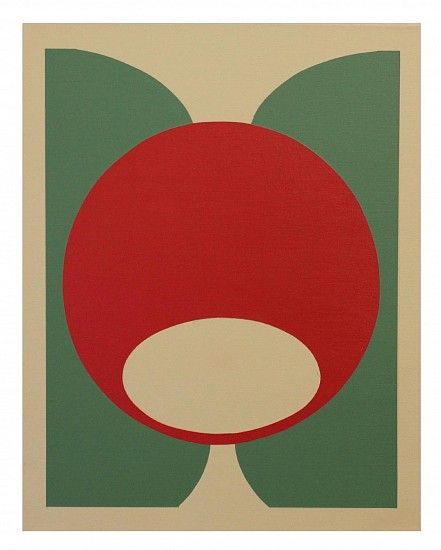 Jon Morse, 29.2 red and green
2021, acrylic on canvas
