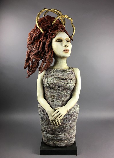 Sandi Bransford, Aura
2018, Ceramic and mixed media