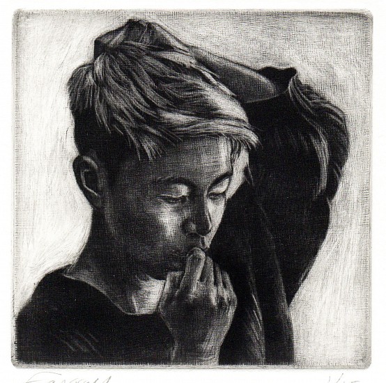 Mary Farrell, Courtney
2019, Mezzotint-framed