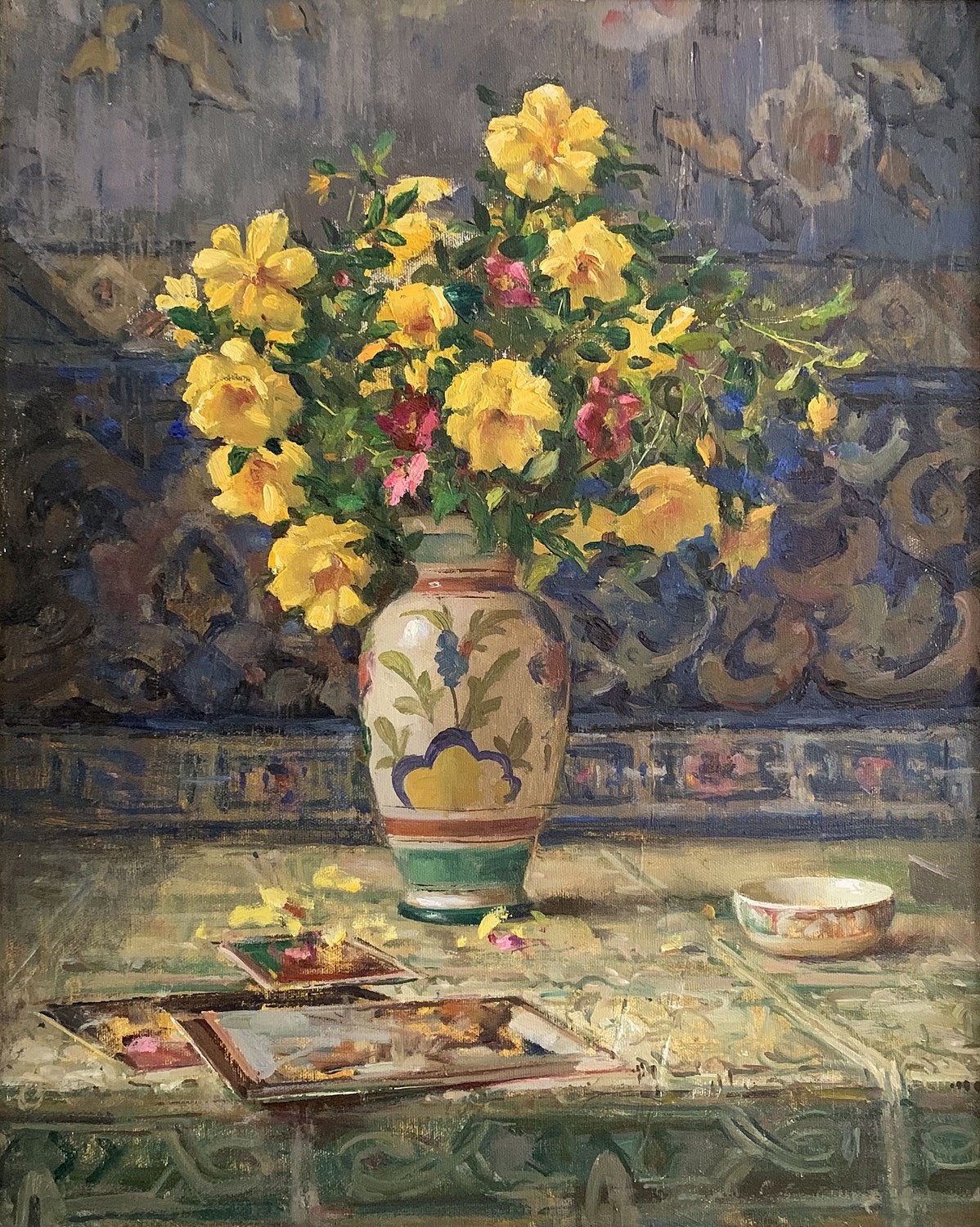 Del Gish | Yellow Roses | | The Art Spirit Gallery