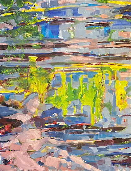 Virginia Shawver, La Jolla Ocean Wall
2021, oil on canvas