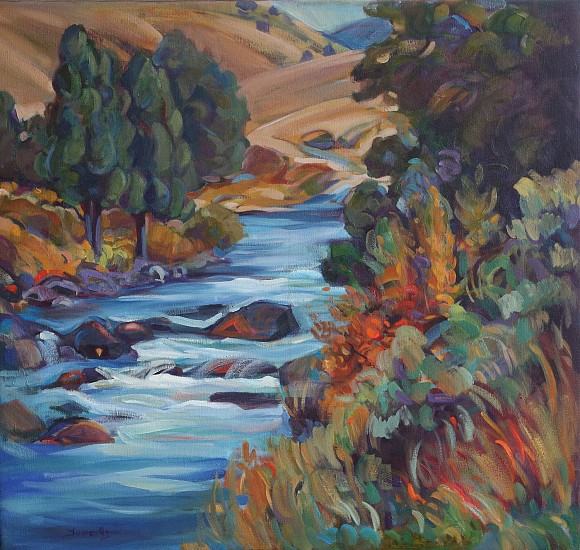 Louise Lamontagne, Rolling River
2021, oil on canvas