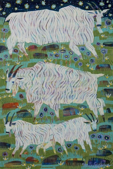 Shelle Lindholm, Mountain Mamas
2020, acrylic on panel