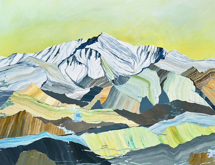 Ryan Molenkamp, Borah Peak
2021, acrylic on panel