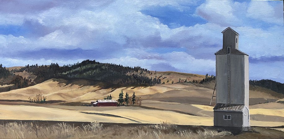 Kevin Jester, Palouse Grain Elevator
2021, oil on canvas