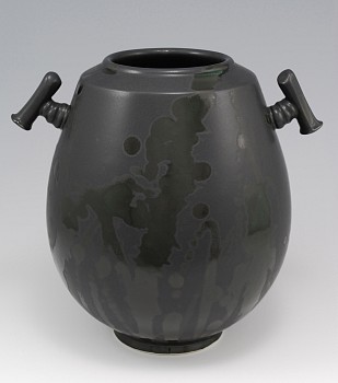 sco 0001 black vase with handles