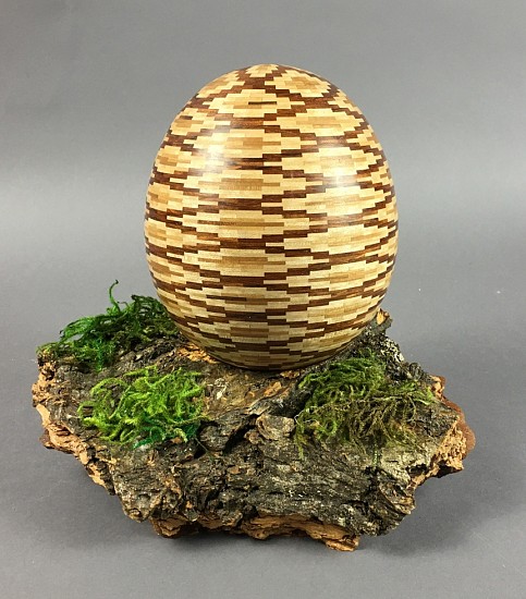 Don Scott, Ostrich Egg
2018, Maple, Cherry, & Walnut