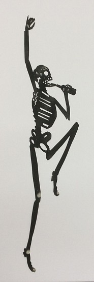 Patrick Siler, Skeleton Hopping and Drinking
Stencil