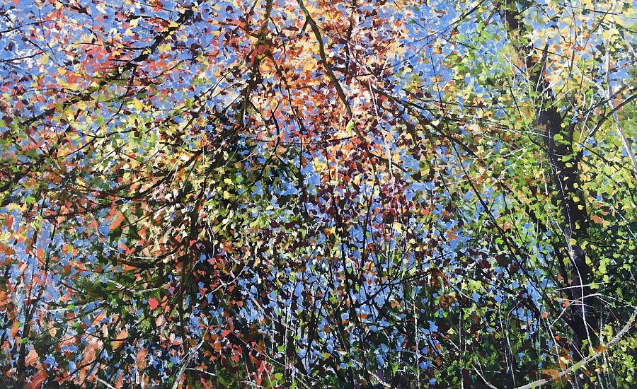 Angelita Surmon, Autumn Cascade
2020, acrylic on canvas