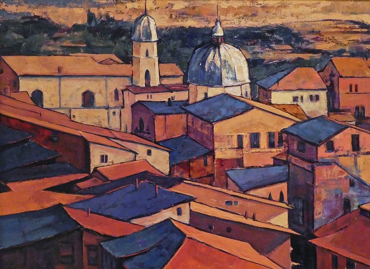 Gordon Wilson, Domes, Orvieto
2020, oil on linen