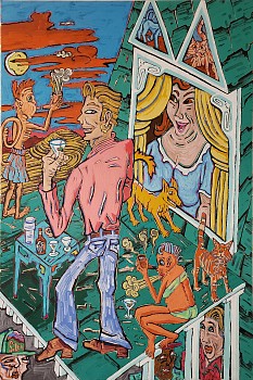 SIL 0108 Pappy's on the rooftop with his rowdy friendsjpg