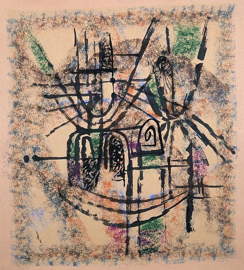 Ernest Lothar, Drawing 162
pastel on construction paper