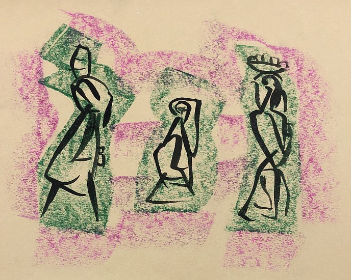 Ernest Lothar, Drawing 203
pastel on construction paper