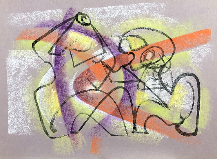 Ernest Lothar, Drawing 256
pastel on construction paper