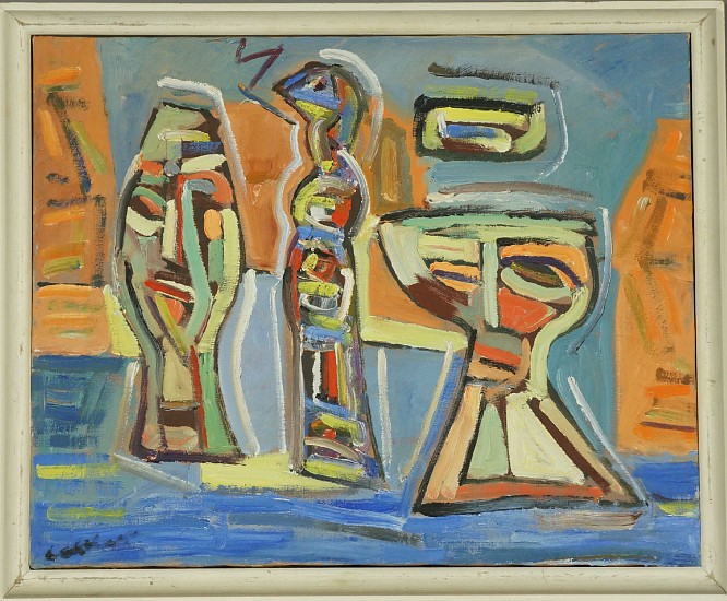 Ernest Lothar, Three Figures
oil paint