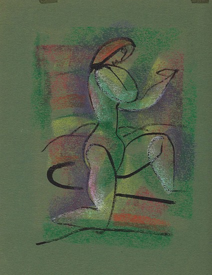 Ernest Lothar, Drawing 58
pastel on construction paper