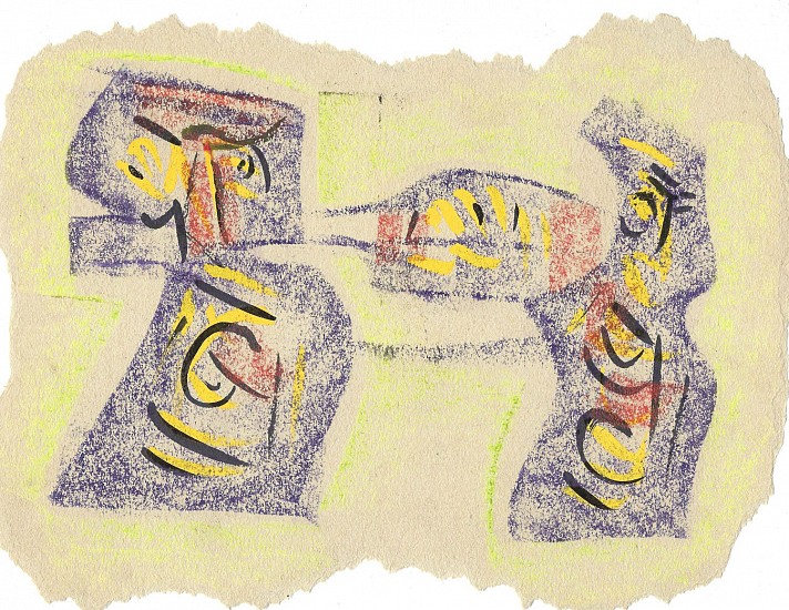 Ernest Lothar, Drawing 122
pastel on construction paper
