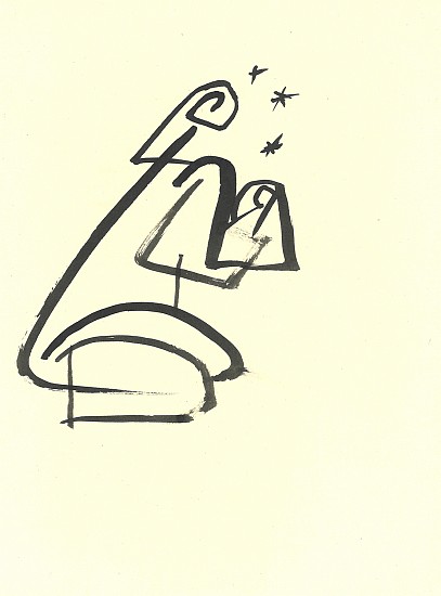Ernest Lothar, Drawing 284
1954, ink on construction paper