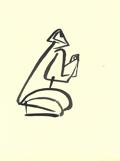 Ernest Lothar, Drawing 300
1954, ink on paper
