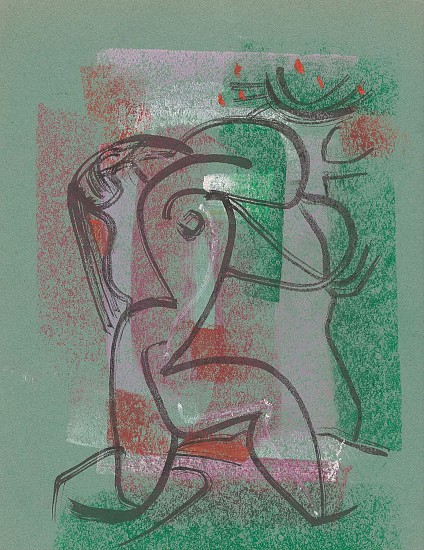 Ernest Lothar, Drawing 309
1954, pastel, paper