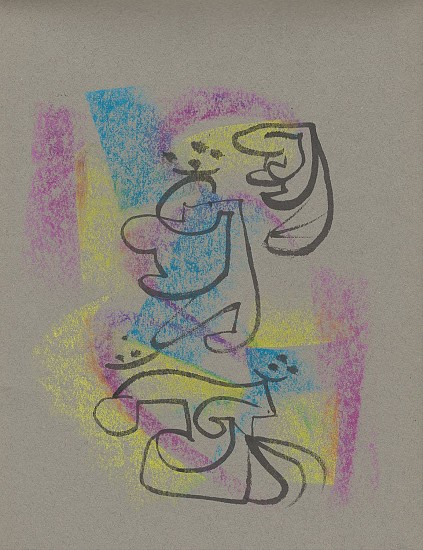 Ernest Lothar, Drawing 318
1954, pastel, paper