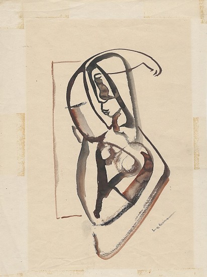 Ernest Lothar, Drawing 324
1953, watercolor