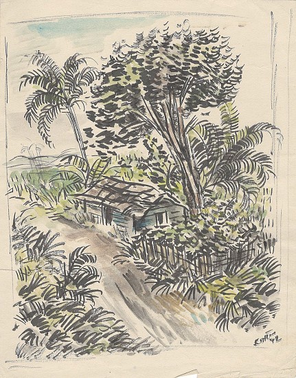 Ernest Lothar, Drawing 332
1953, watercolor
