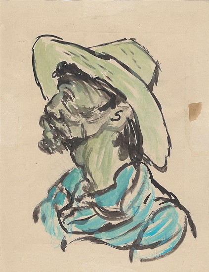 Ernest Lothar, Drawing 342
1954, watercolor and pen