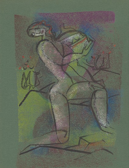 Ernest Lothar, Drawing 345
1954, pastel on paper